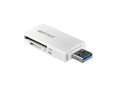 Buffalo BSCR27U3WH USB 3.0 microSD/SD Card Reader White from JP