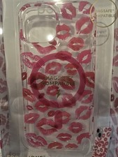 iPhone 13/14/15/16e Lips Phone Case lip print kisses valentines day red pink