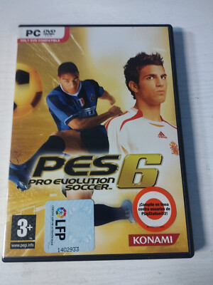 PES 6 Pro Evolution Soccer KONAMI - Juego Para PC DVD-Rom
