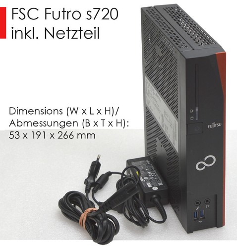 FUJITSU FUTRO AMD GX-217GA CPU 4GB DDR3 mSATA RS-232 DVI+DP MINI ITX +NT S720 - Bild 1 von 8