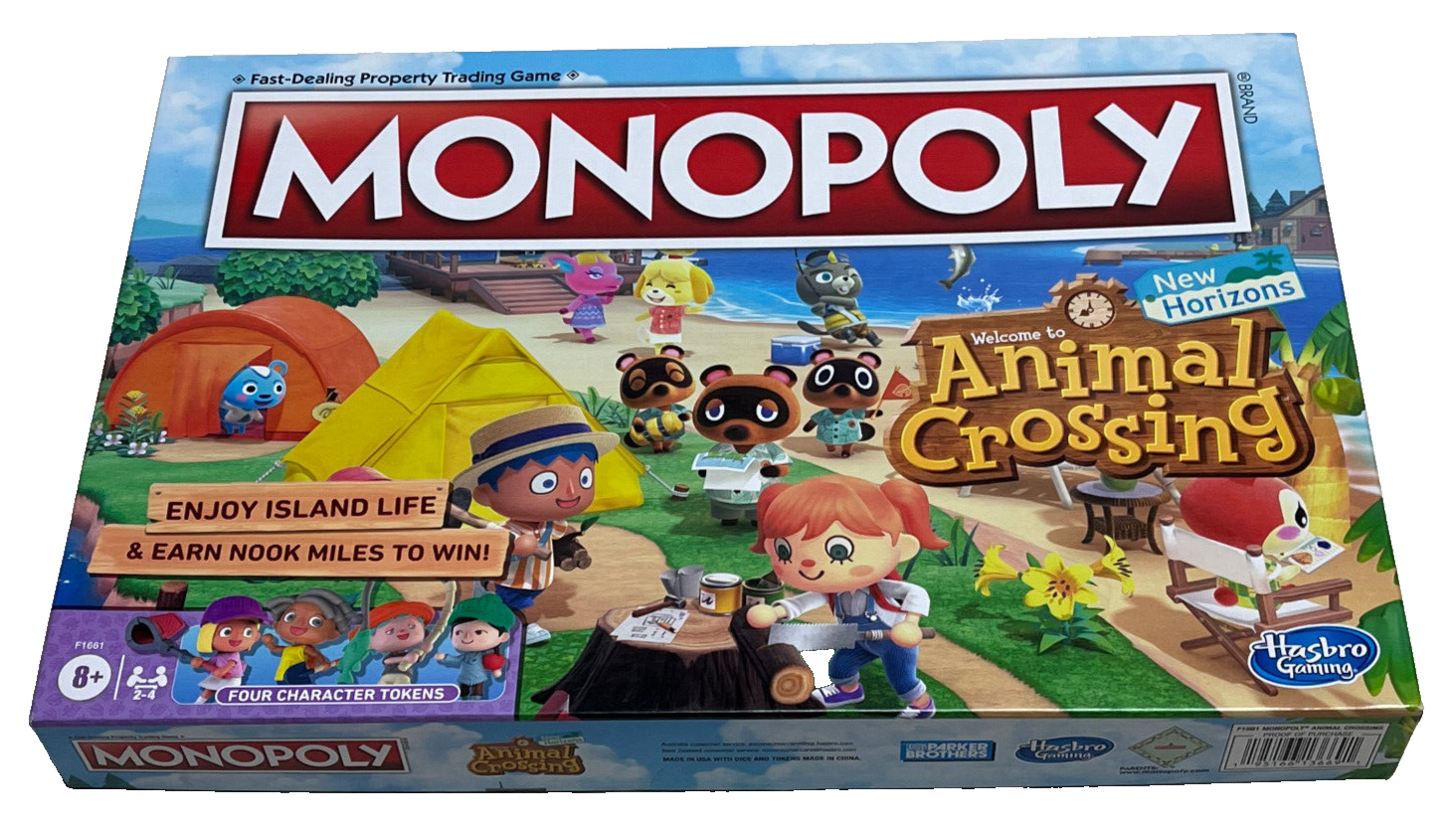 MONOPOLY GAME : Welcome To Animal Crossing - New Horizons Edition In Vgc