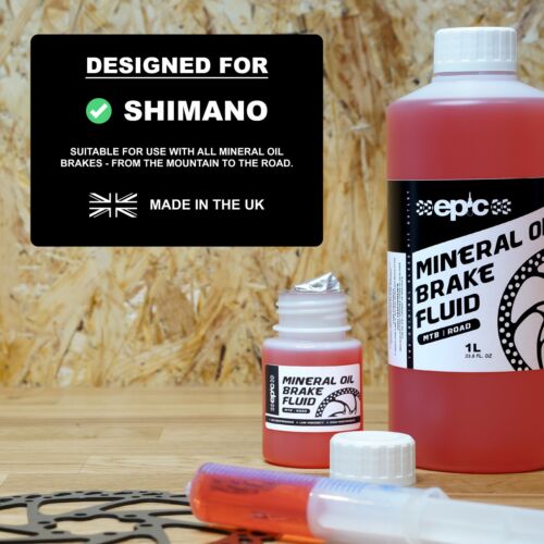 Fluido de freno de aceite mineral Epic Shimano | MTB/Carretera | 50 ml, 100 ml, 500 ml, 1 litro 1 L - Imagen 4 de 5