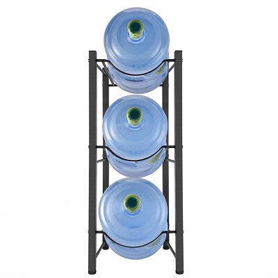 Schwarz Wasserkühler Kannenregal Flaschen Wasserkühler Flaschenregal Aufbewahrungsregal