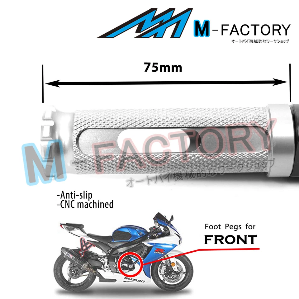 estriberas delanteras Shinobi para Yamaha YZF R3 2020-2021 20 21 Foto 3 de 4