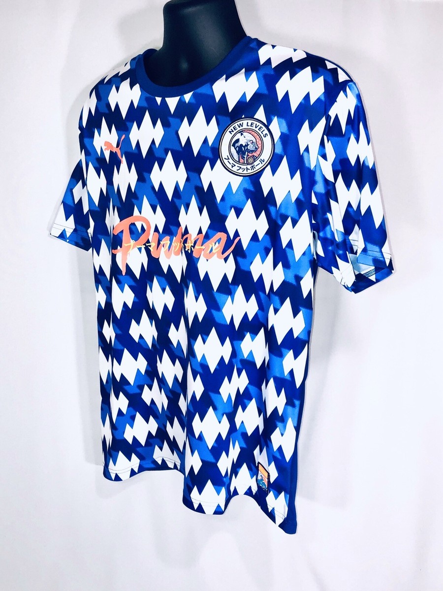 NWT Puma Men's Showdown Olympian Blue/Puma White Jersey-TL44109-XL | eBay