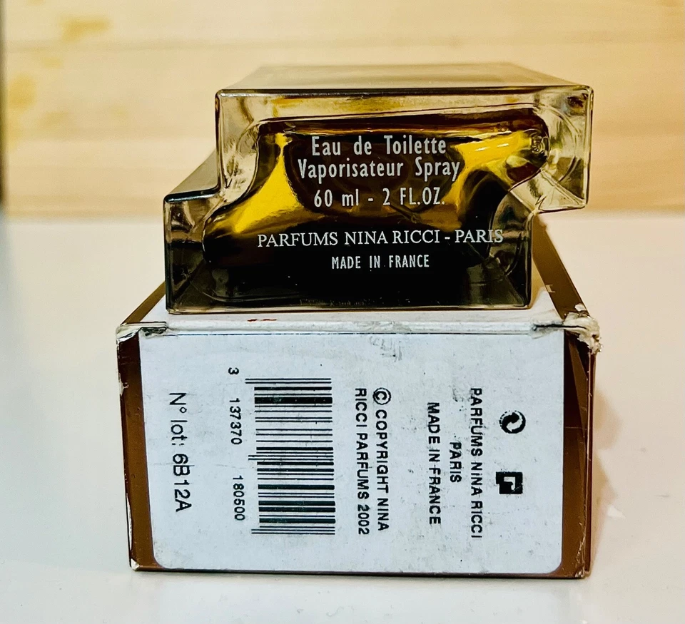Mémoire d'Homme, Nina Ricci, Eau de Toilette Spray Natural, 60 ml. Nuevo Foto 4 de 4