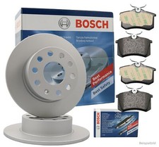 Bosch Bremsenset hinten Bremsscheiben + Bremsbeläge für CHRYSLER DODGE MITSUBISH