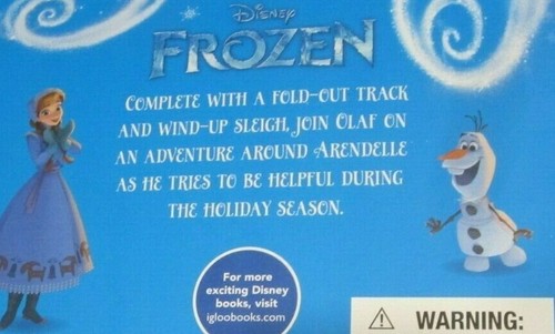Disney Frozen Book - Story Wind-Up Toy & Play Track Nuevo ¡ENVÍO GRATUITO! - Imagen 2 de 2
