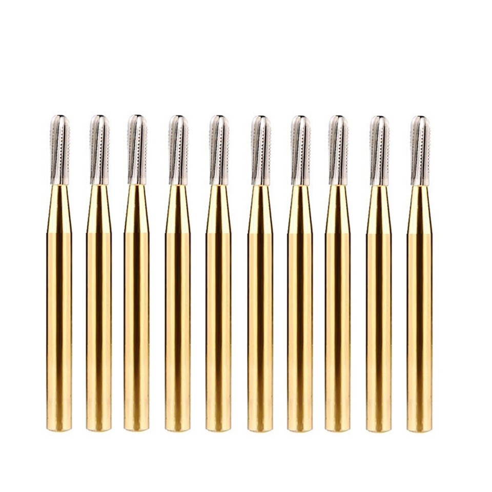 Fraises Dentaires FG En Carbure De Tungstène SANDENT - Diamant 1958 1.2mm, Lot De 5, Neuves