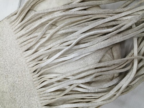 5525GALLERY × MIYAGIHIDETAKA Shoulder Bag White Leather Used - Picture 6 of 8