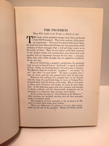 The Master Library Vol 4 'The Living Wisdom' 1927 Prophets & Sages Old Testament - Imagen 12 de 12