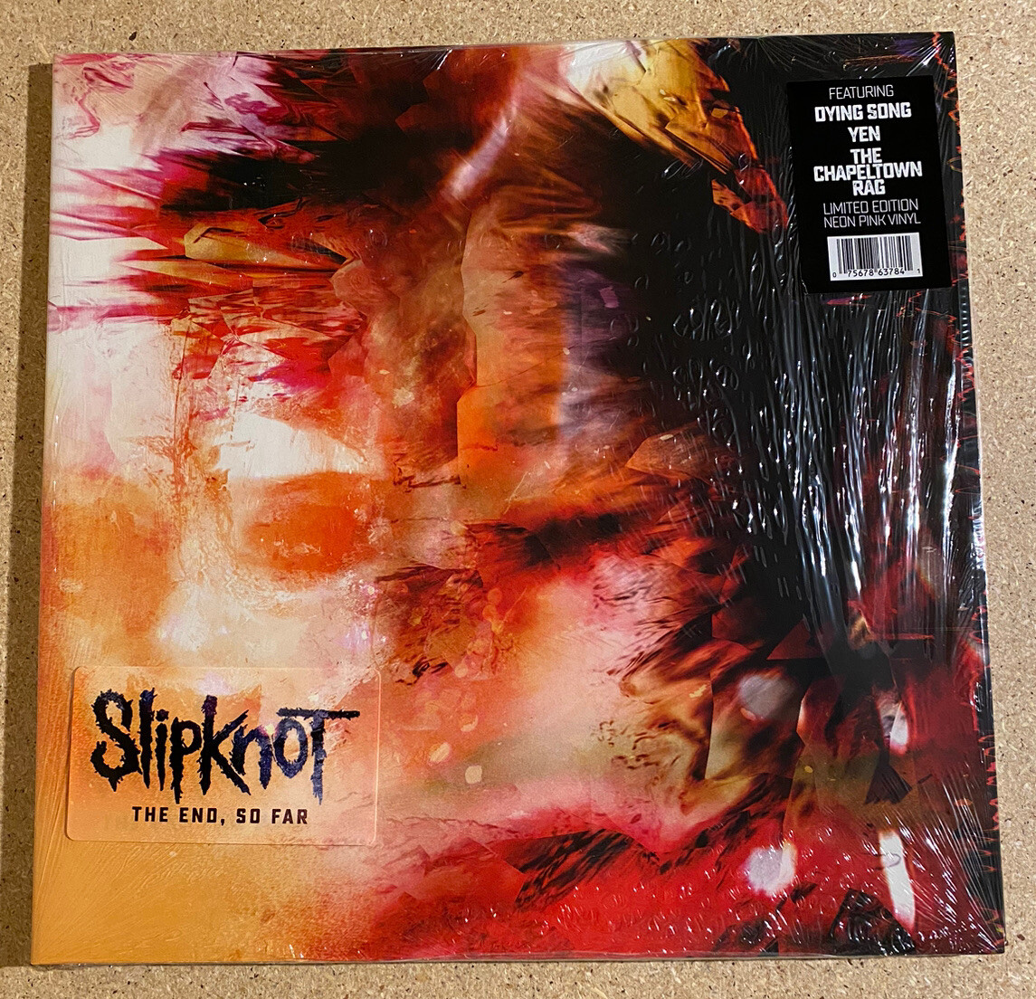 Slipknot - The End, So Far 2xLP Neon Pink Vinyl Misprint NM+