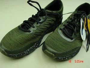olive green athletic shoes