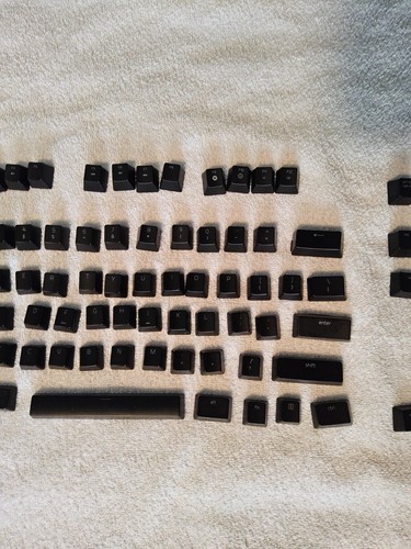 Razer BlackWidow X Chroma Mechanical OEM Factory Keycap Backlit Keys FULL SET - Picture 8 of 10