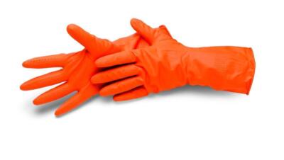 Handschuhe Haushaltshandschuhe Allzweckhandschuhe Latex Cleanstar orange XL/10''