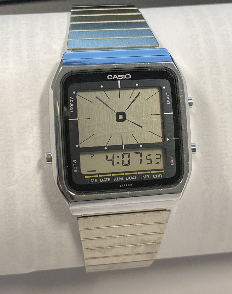 CASIO カシオ AE-70 ヴィンテージ メンズ 腕時計 デジタル 激レア Casio Ae-70 1980's RARE 2way Digital Analog Quartz Vintage