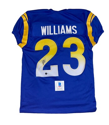 Kyren Williams Signed Jersey Los Angeles Rams Autographed Auto NFL