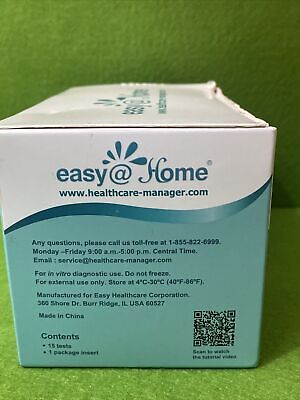  5 Pack Easy@Home Marijuana (THC) Single Panel Drug