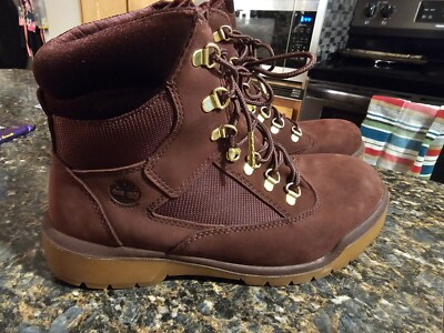 Timberland Legends Club Nas Volume IX Burgundy Mens Boots Sz US