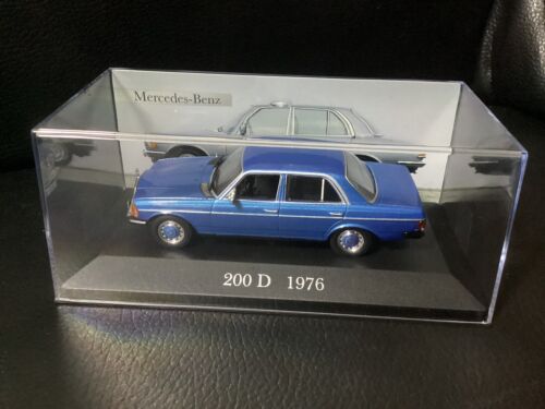 1:43 De Agostini 27 Mercedes-Benz Sammlung, 200 D , blau, 1976, neuwertig in OVP - Bild 1 von 4