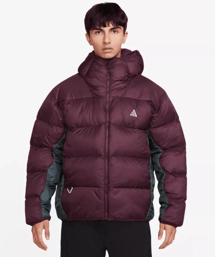 Nike ACG Therma-FIT ADV Lunar Lake Puffer Jacket Night Maroon