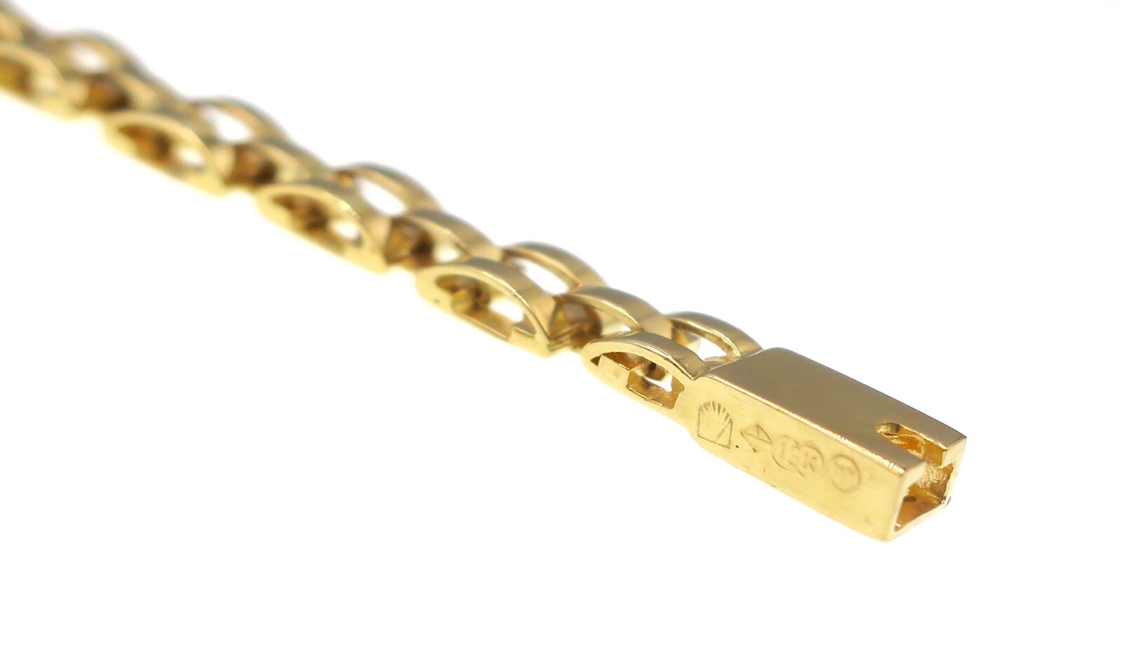 Classic 18k Solid Yellow Gold Natural Ruby and Di… - image 3