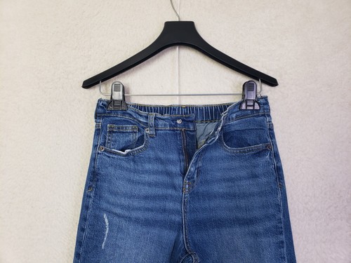 Cat Jack Girls Jeans 14 Blue Cotton Blend Mid Rise Straight Ankle Denim - Picture 17 of 20