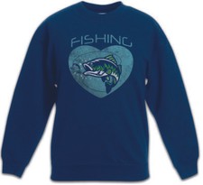 FISHING Maglione Bambino Pesca Pesce Pesca Pesca Pesca Fiume