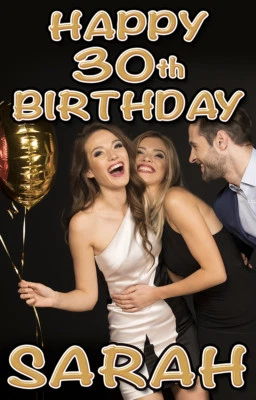 1 x Personalised Photo Large Door Banner Birthday Party Print Christening