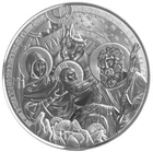 5 oz Silver Bethlehem Nativity Christmas .999 Silver Round BU #A689