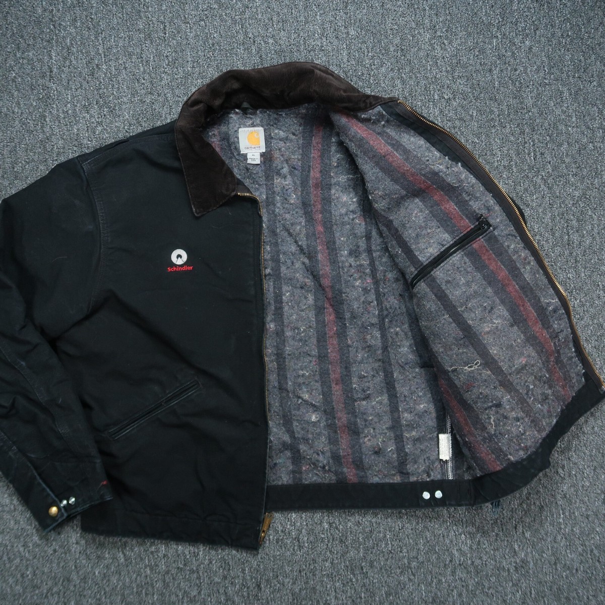ジャケット・アウター 90'Carhartt blanket liner detroit jacket Vintage 90s Carhartt Detroit Blanket Lined Work Jacket Made