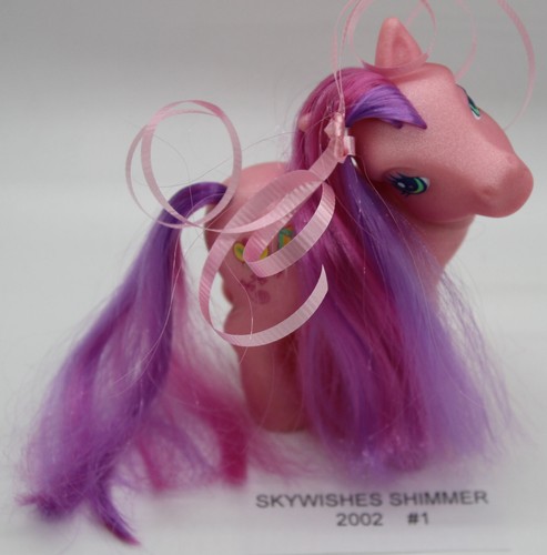 MY LITTLE PONY MLP HASBRO G3 2002 SKYWISHES SHIMMER  CLEAN  #1 - Picture 2 of 3
