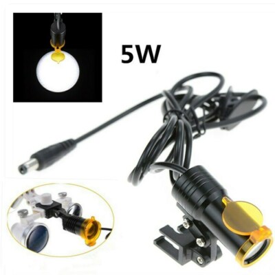 Dental Medical 5W LED Head Light with Filter Insert Type for Binocular Loupes US