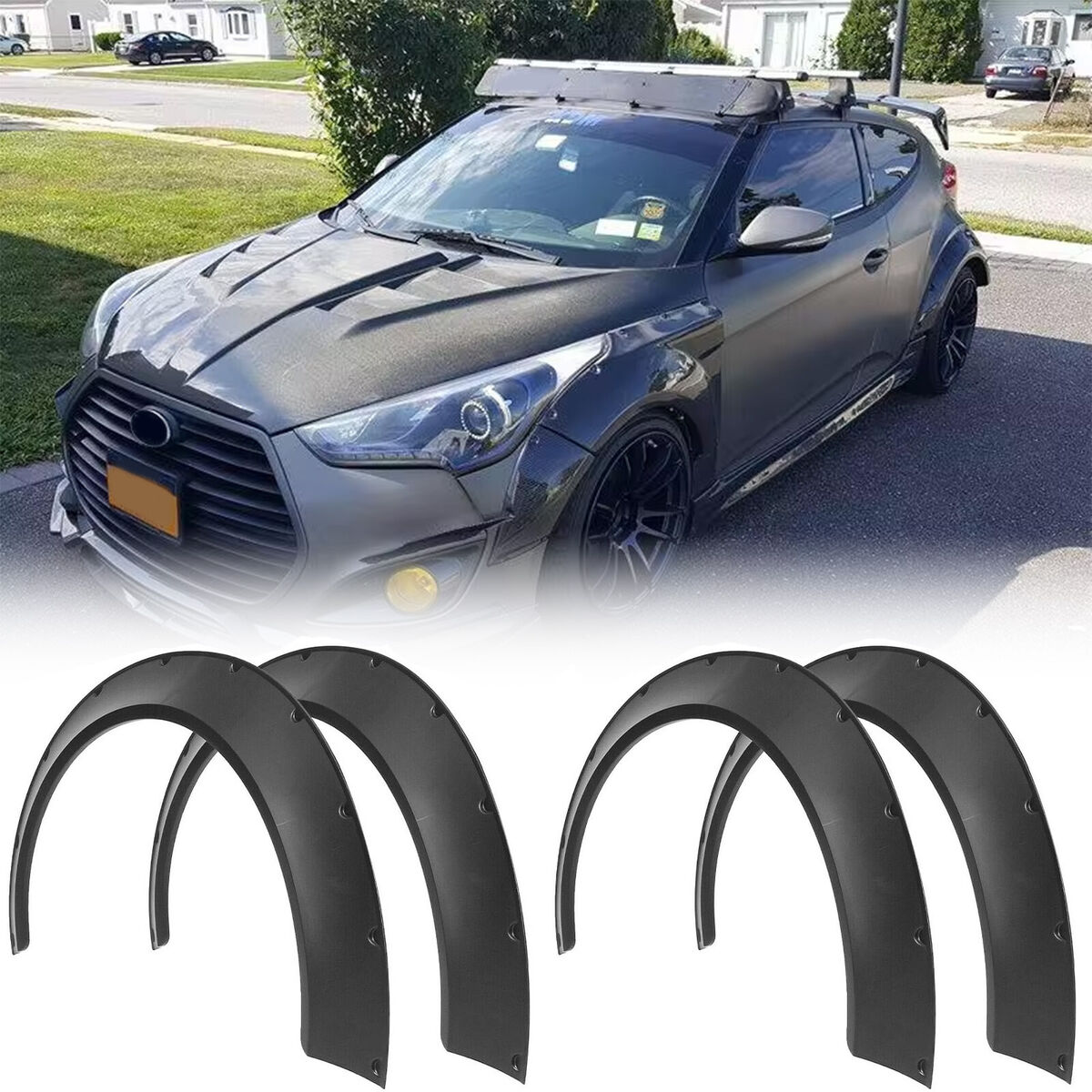 Full Fender and Mirror Kit | HYUNDAI VELOSTER BASE 2020 Full Fender and Mirror Kit | HYUNDAI VELOSTER BASE 2020