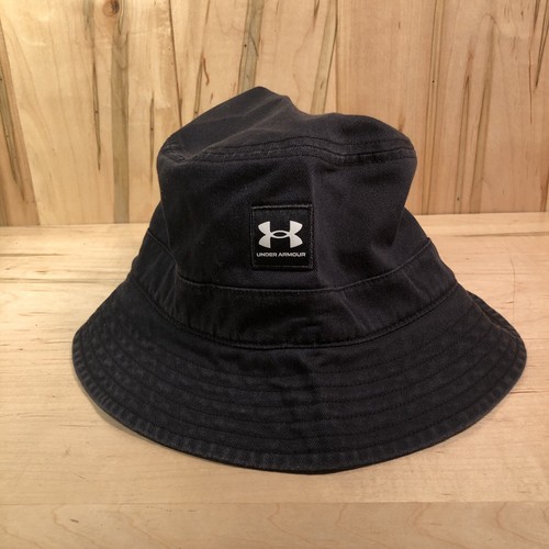 New Mens Under Armour Twill Bucket Hat 2" Brim Sz L/XL