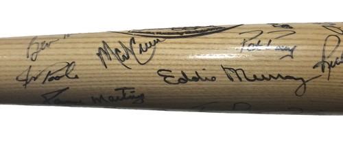 1989 Dodgers Team Signed Eddie Murray Game Issue Bat 30 auto Fernando Valenzuela - Picture 4 of 12
