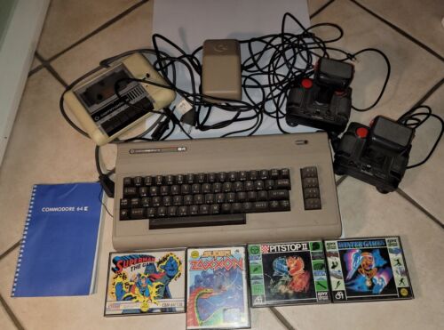 Commodore 64 + Games + Accessories - Untested - Picture 1 of 8