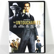 The Untouchables (DVD, 1987, Widescreen) Like New ! Kevin Costner Sean Connery