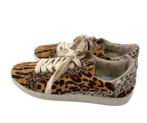 Dolce Vita Nino Calf Hair Comfort Sneaker Womens Size US 6 Tiger Leopard Shoes - Picture 8 of 14