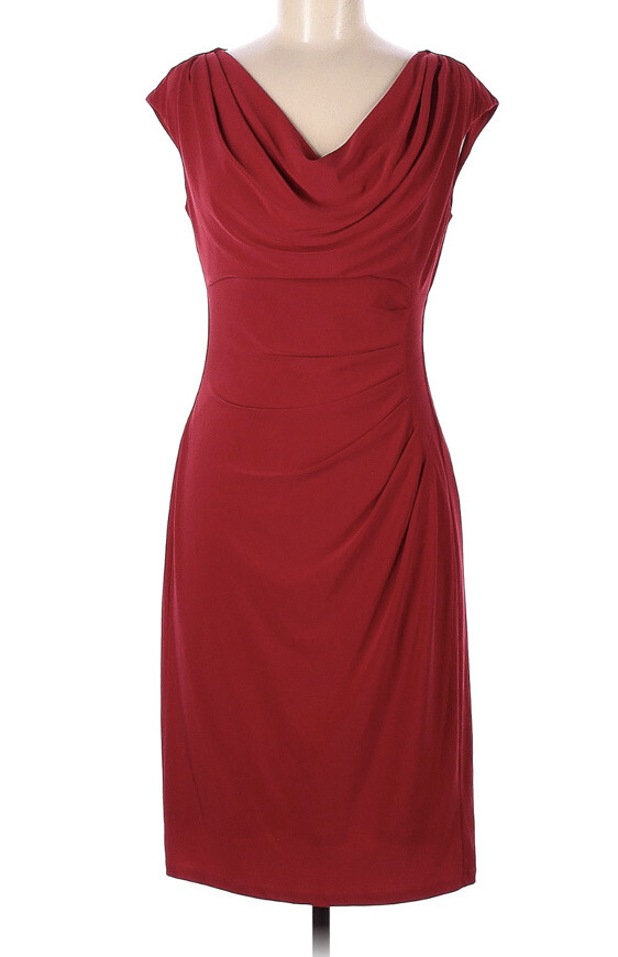 ralph lauren cowl neck jersey dress Lauren by Ralph Lauren women's Jersey Knit Cowl Neck Sheath Dress no size tag