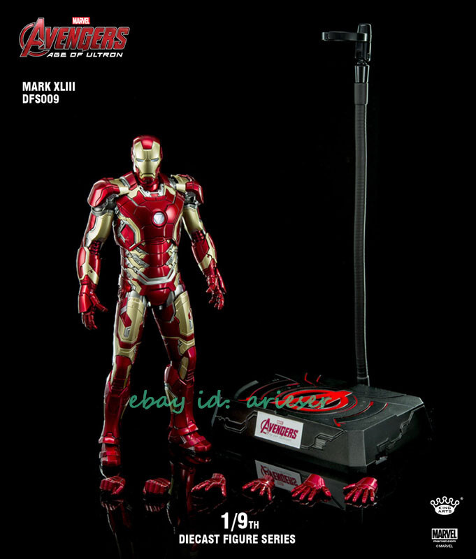 King Arts 1/9 DFS009 Alloy Movable Iron Man Mark 43 Alloy