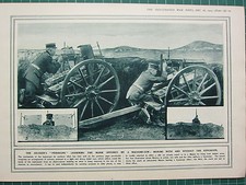 1915 WWI WW1 Stampa ~ Fucile Periscopio Del Soldato Con E Senza Iposcopio