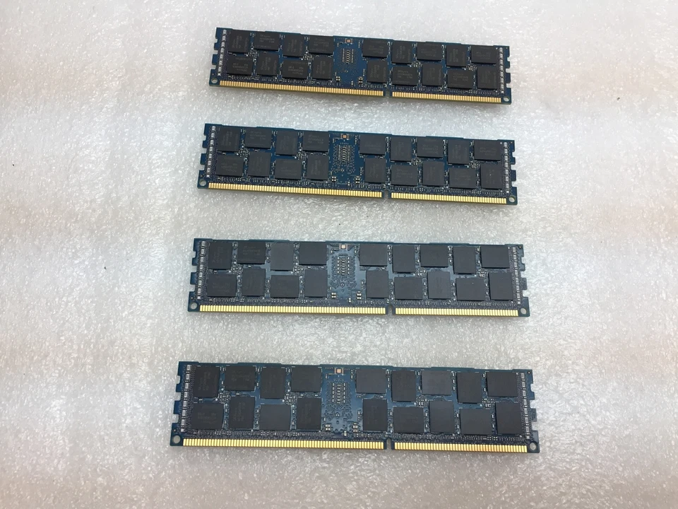 Lote de 4 SK Hynix 16GB PC3L-12800R DDR3L-1600 REG RAM HMT42GR7AFR4A-PB Servidor Foto 2 de 2