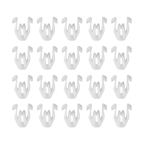 20x Bianco Clip In Plastica 09409-08326 Per Fiat Per Suzuki Burgman 14mm - Photo 5/16