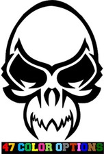 Vinyl Decal Truck Car Sticker Laptop - Zombie Horror Halloween Alien Skull