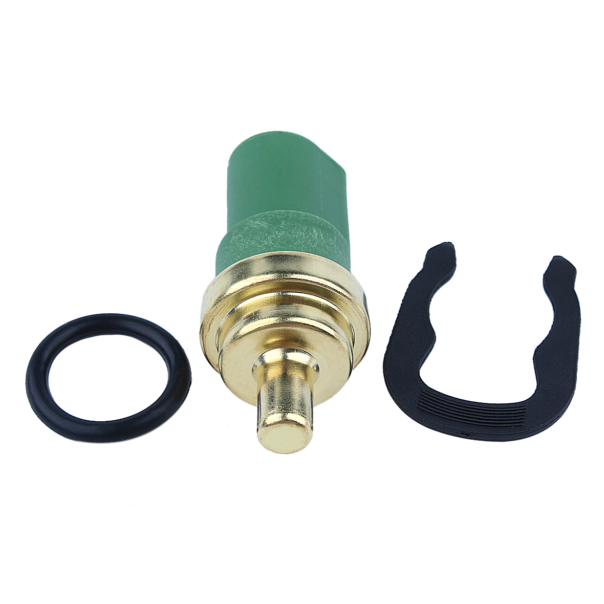 3-Piece Coolant Temperature Sensor Kit For AUDI VW - Includes Sensor, Clip, 1009190017