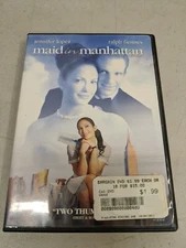 Maid in Manhattan (DVD, 2003, widescreen) STARS Jennifer Lopze o625