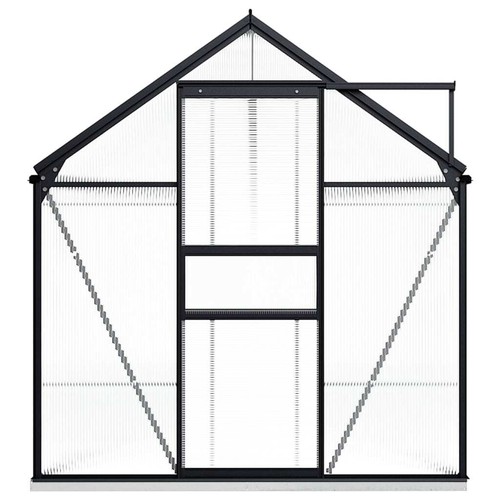 Greenhouse Aluminium Frame Green House Anthracite Storage Garden Shed - Picture 16 of 62