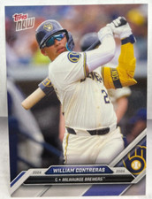William Contreras 2024 Topps Now Road To Opening Day#OD-225 MILWAUKEE BREWERS SP