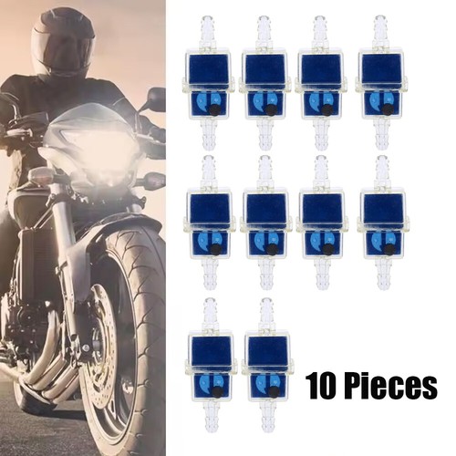 10Pcs/Set Motorcycle Scooter Parts Inline Fuel Oil Filter Accessories Universal - Picture 2 of 12
